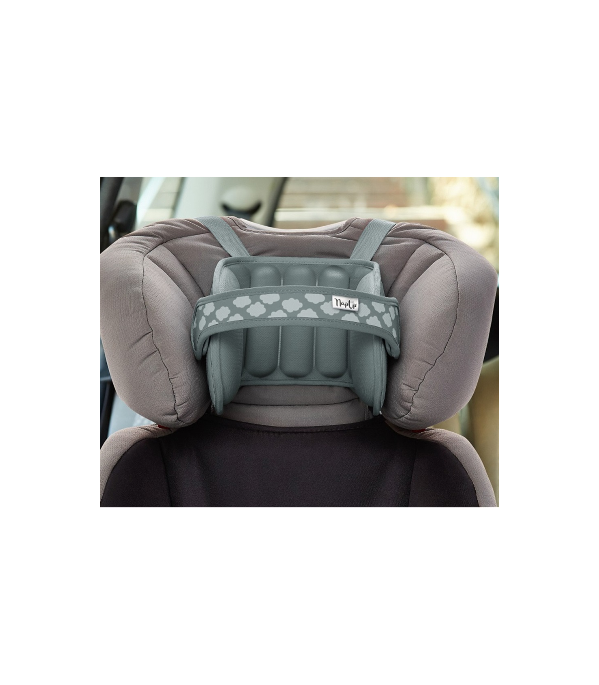 Support de tête confort de sommeil en voiture NapUp Grey