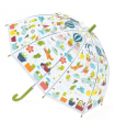 Parapluie enfant transparent Grenouillettes