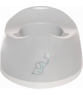 Toilette d'apprentissage de la propreté avec son de chasse d'eau réaliste,  pot amovible, pot de toilette pour bébé avec réservoir de rangement et  protection anti-éclaboussures pour enfants de 1 à 3 