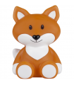 Petite Veilleuse led Robin the fox red