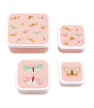 Set de 4 lunch box Butterflies